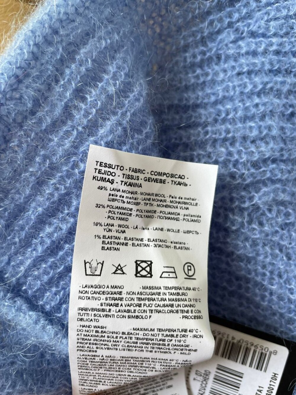 Emporio Armani Mohair Sweater Sz Small - Picture 9 of 9